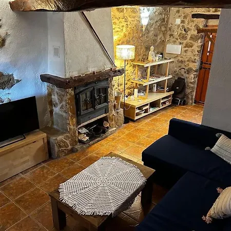 Rural Stone House With Wood Fireplace Pinell de Bray